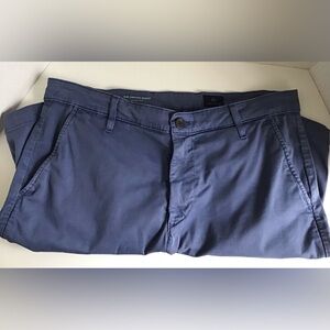 Men’s Adriano Goldschmied Blue Griffin Shorts Tailored Fit Stretchy Size 35R